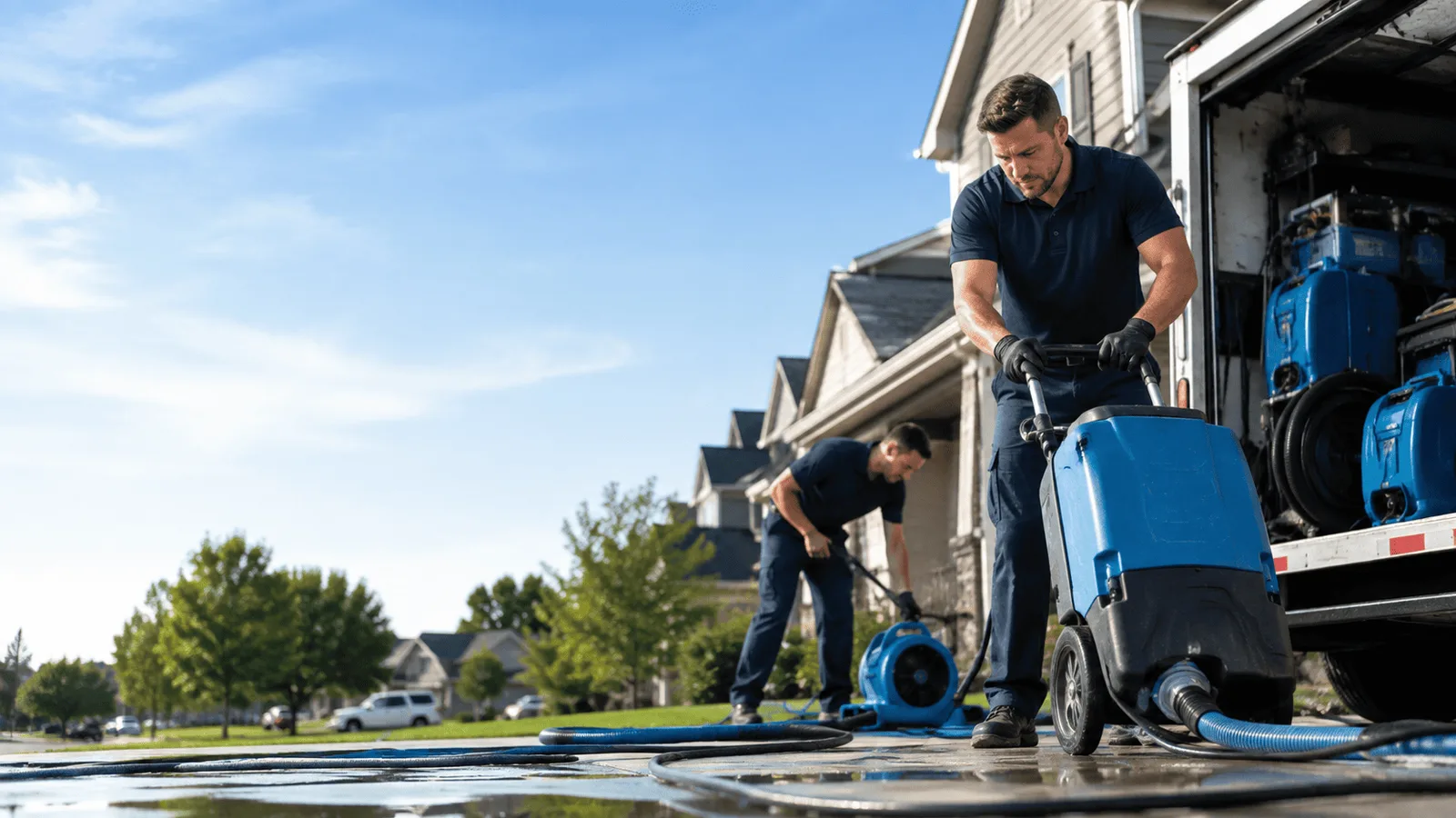 Structural Drying being performed in Lakeland, GA